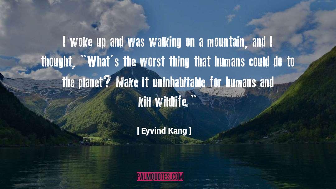 Eyvind Kang Quotes: I woke up and was