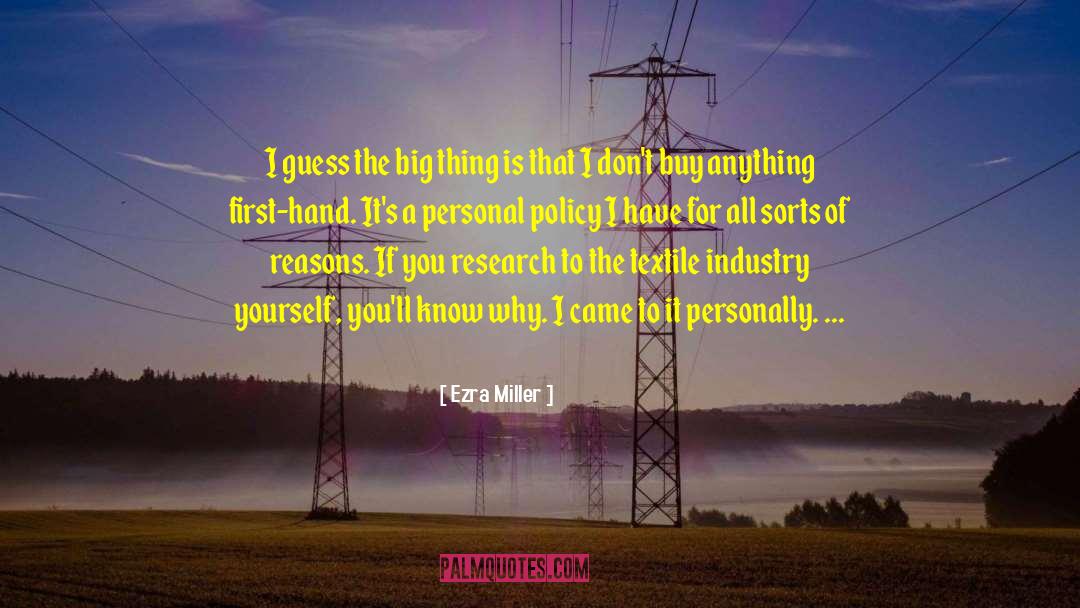 Ezra Miller Quotes: I guess the big thing