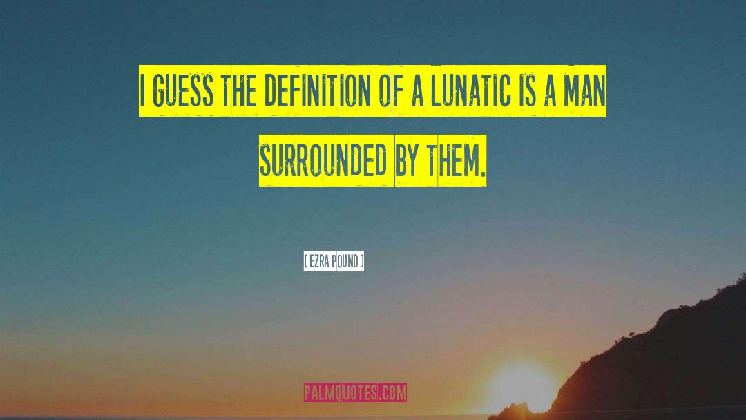 Ezra Pound Quotes: I guess the definition of