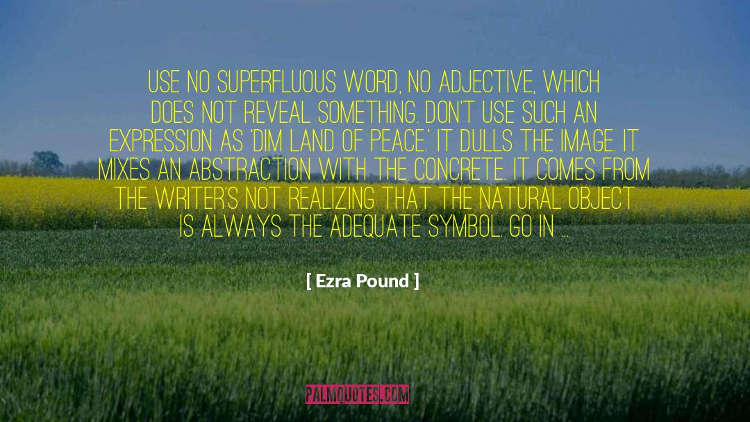 Ezra Pound Quotes: Use no superfluous word, no