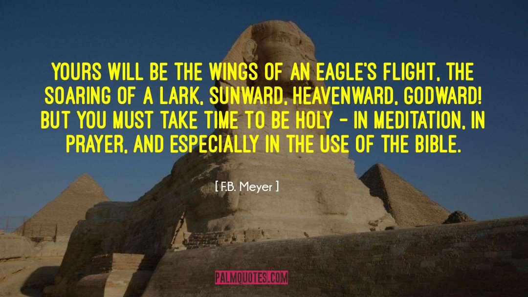 F.B. Meyer Quotes: Yours will be the wings