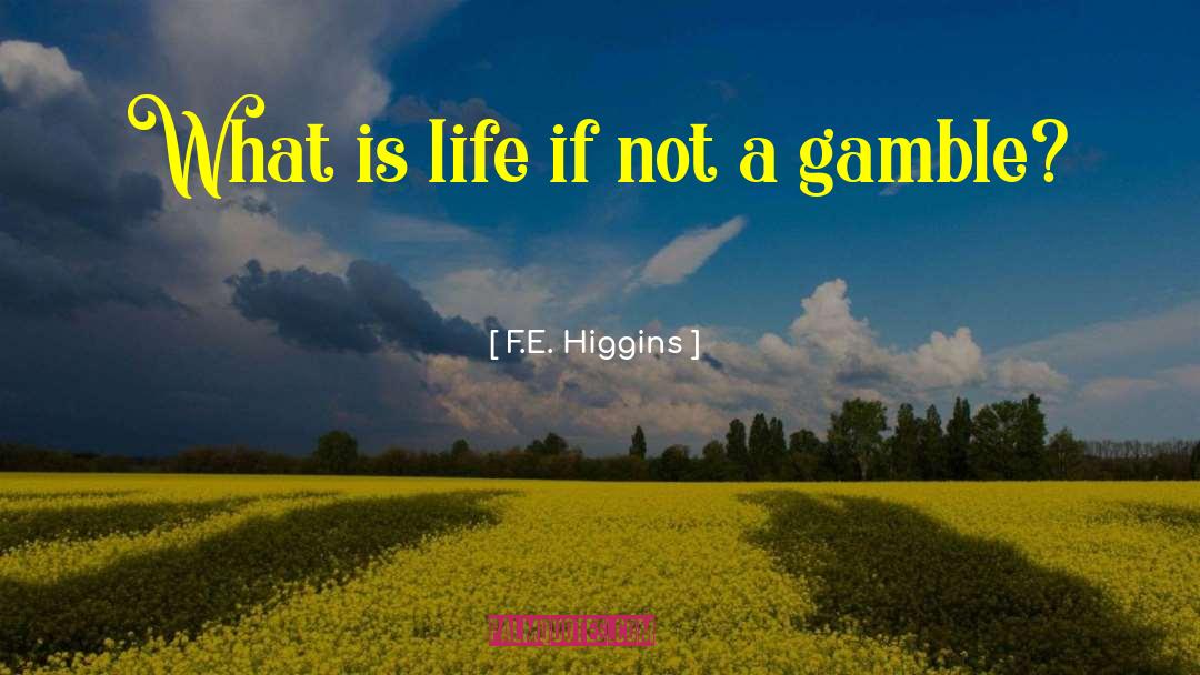 F.E. Higgins Quotes: What is life if not