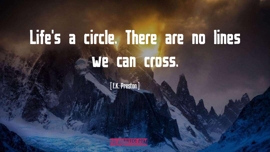 F.K. Preston Quotes: Life's a circle. There are