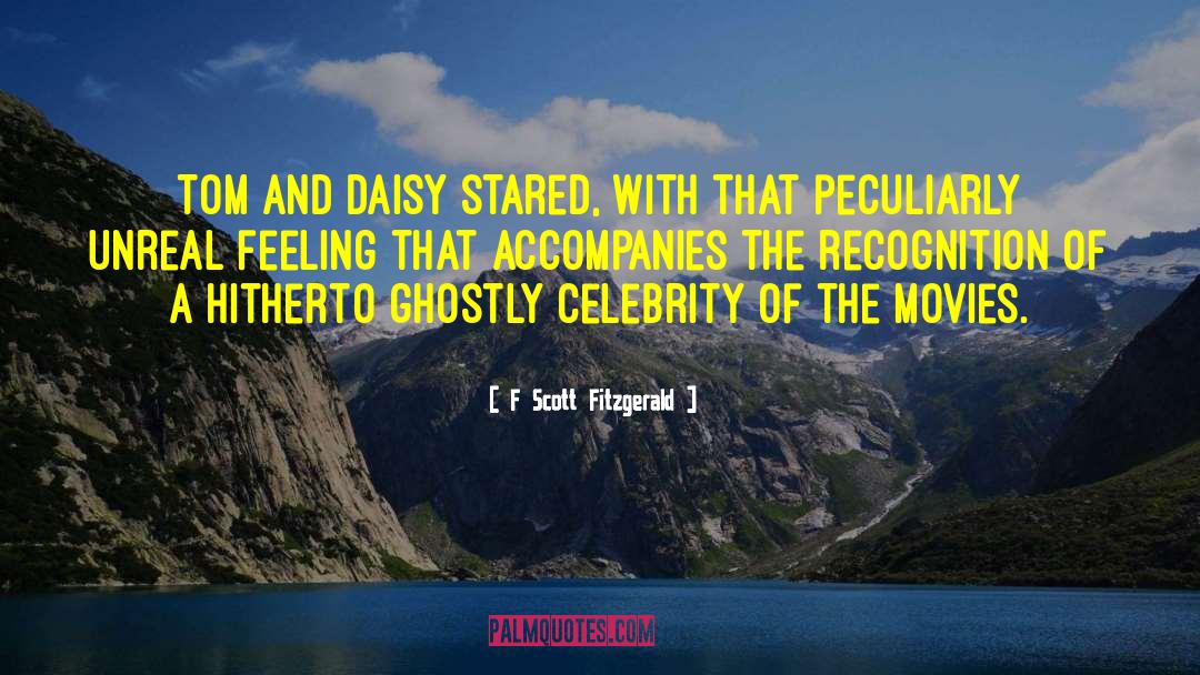 F Scott Fitzgerald Quotes: Tom and Daisy stared, with