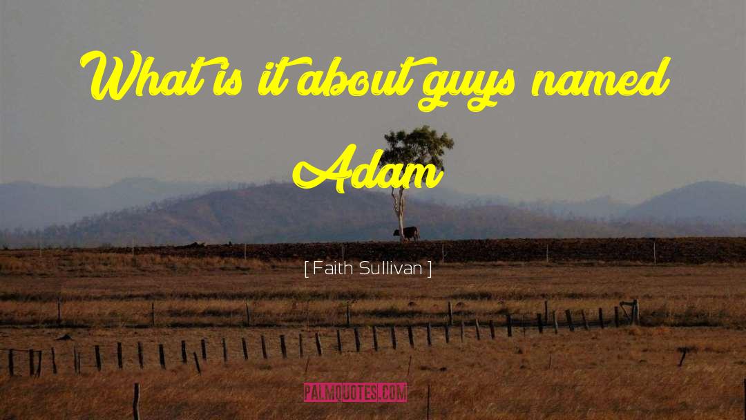 Faith Sullivan Quotes: What is it about guys