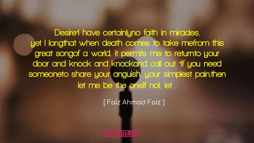 Faiz Ahmad Faiz Quotes: Desire