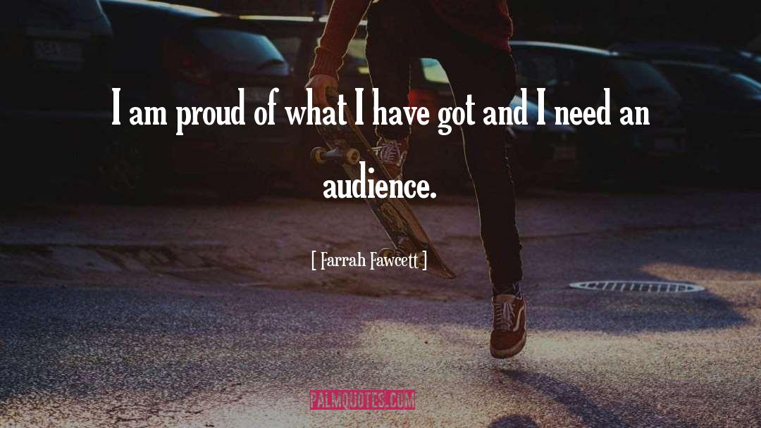 Farrah Fawcett Quotes: I am proud of what