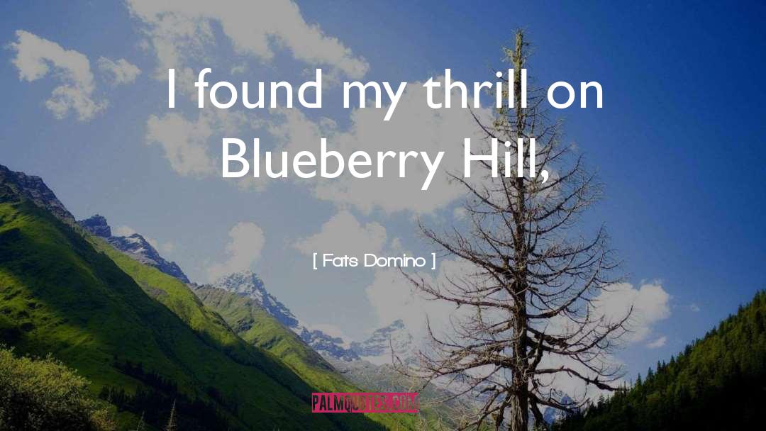 Fats Domino Quotes: I found my thrill on