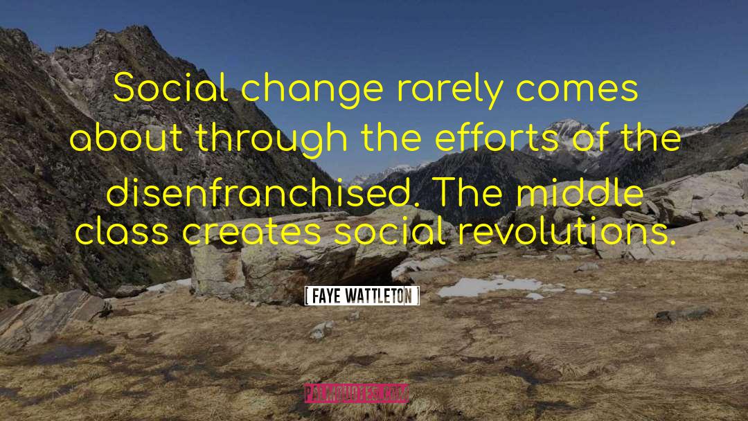 Faye Wattleton Quotes: Social change rarely comes about