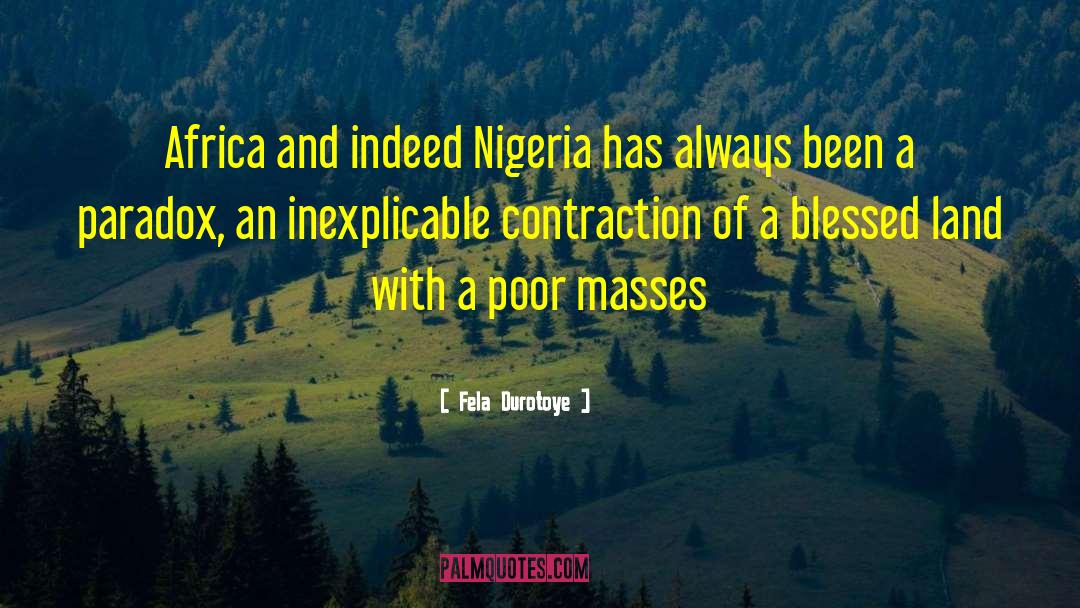 Fela Durotoye Quotes: Africa and indeed Nigeria has