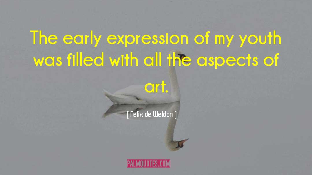 Felix De Weldon Quotes: The early expression of my