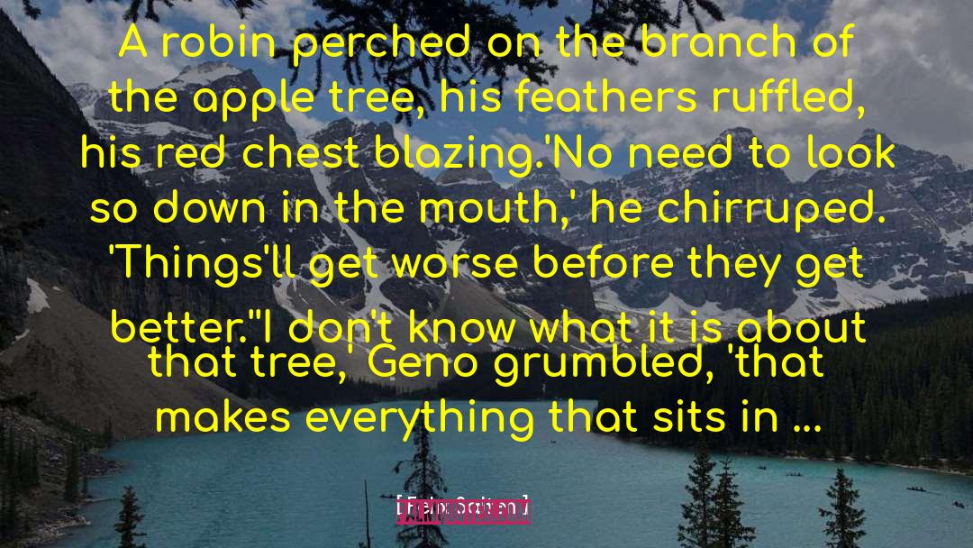 Felix Salten Quotes: A robin perched on the