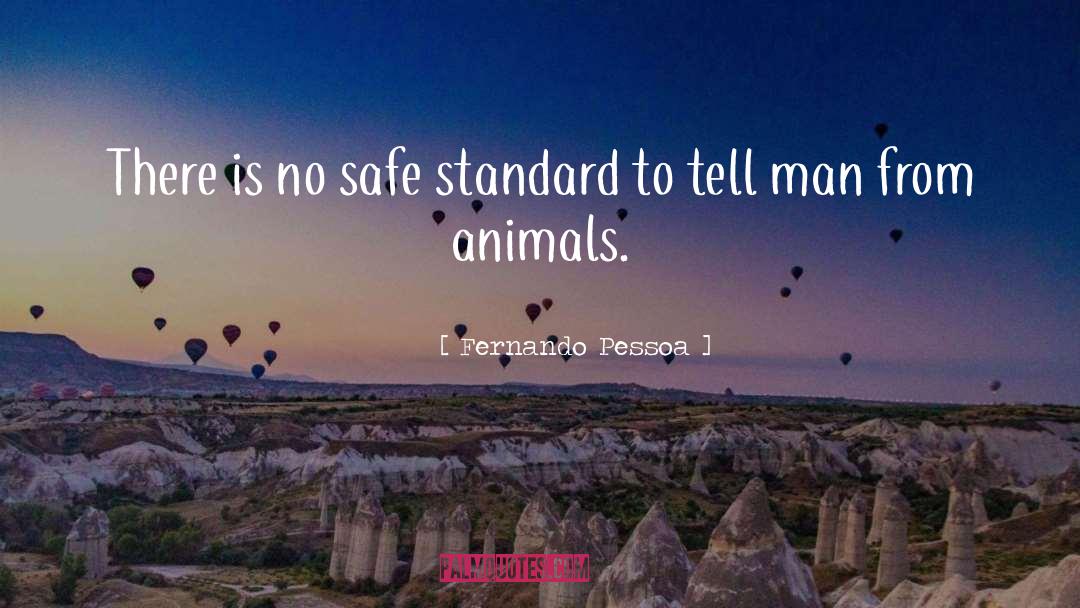 Fernando Pessoa Quotes: There is no safe standard