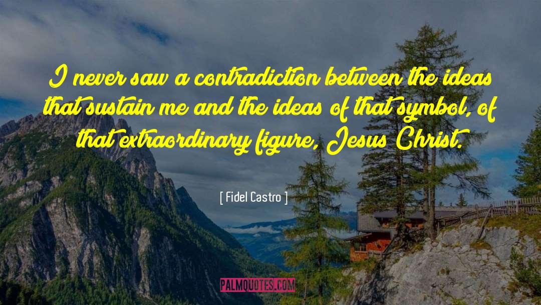 Fidel Castro Quotes: I never saw a contradiction