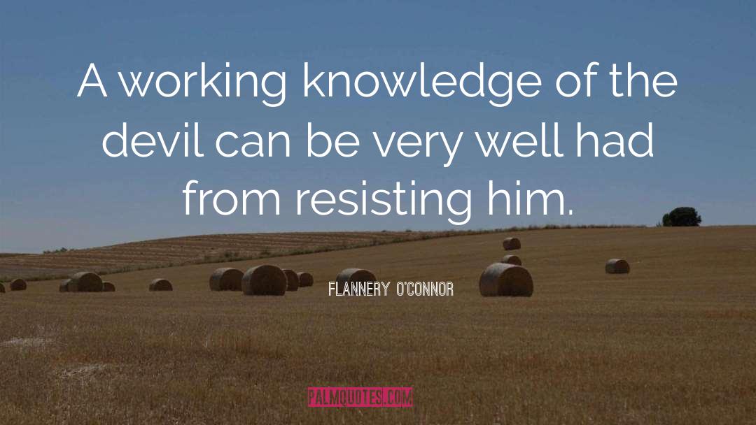 Flannery O'Connor Quotes: A working knowledge of the