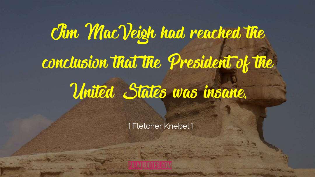 Fletcher Knebel Quotes: Jim MacVeigh had reached the