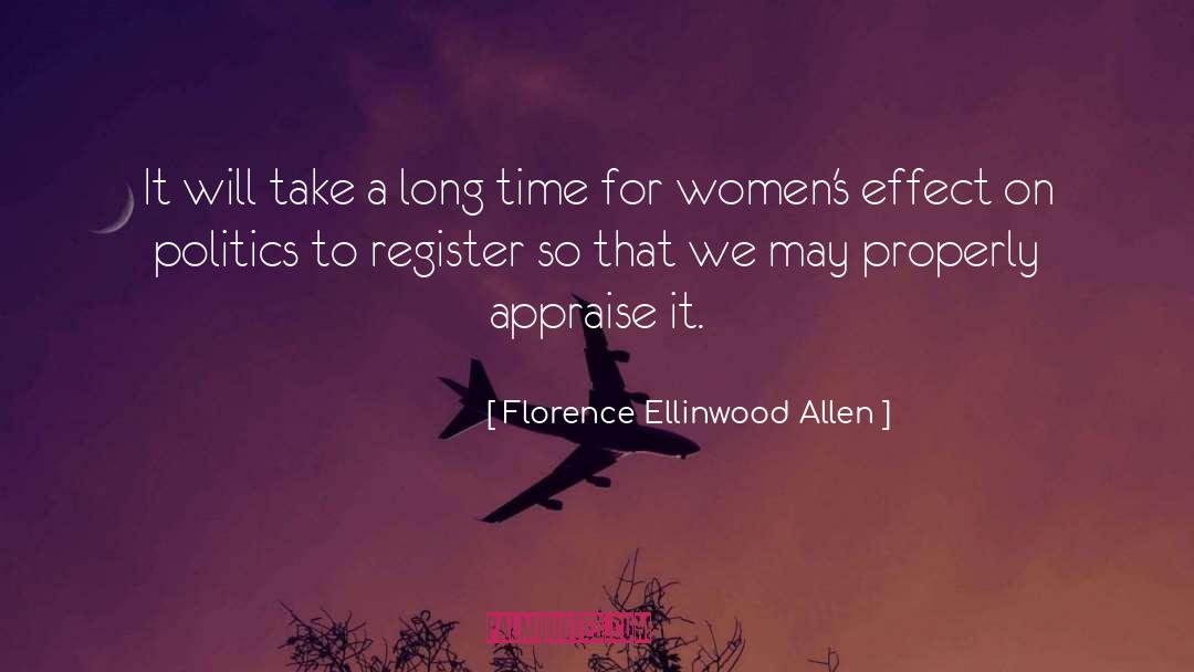 Florence Ellinwood Allen Quotes: It will take a long