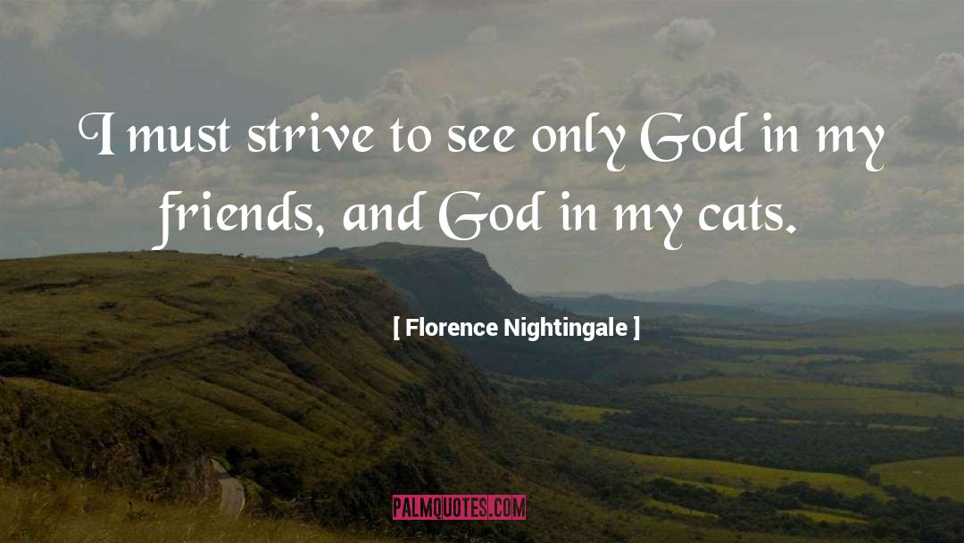 Florence Nightingale Quotes: I must strive to see