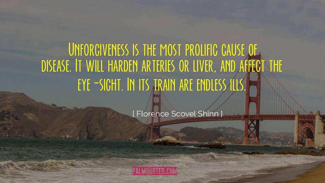 Florence Scovel Shinn Quotes: Unforgiveness is the most prolific