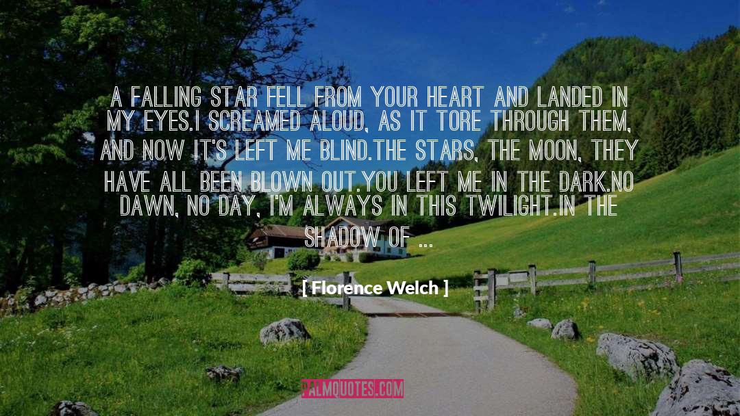 Florence Welch Quotes: A falling star fell from