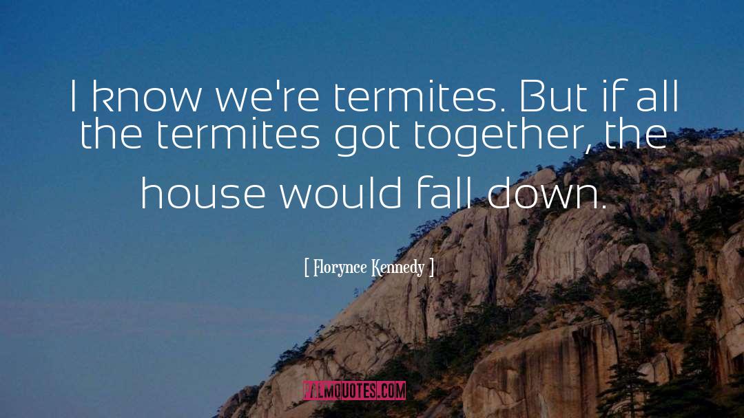 Florynce Kennedy Quotes: I know we're termites. But