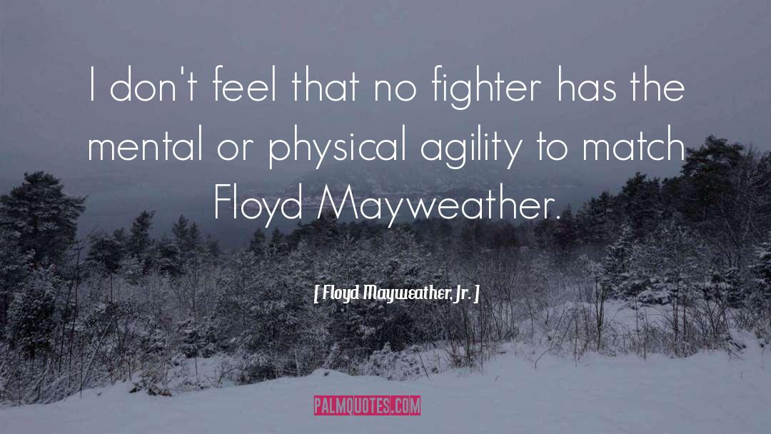 Floyd Mayweather, Jr. Quotes: I don't feel that no