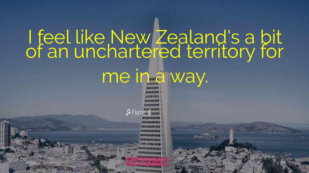 Flume Quotes: I feel like New Zealand's