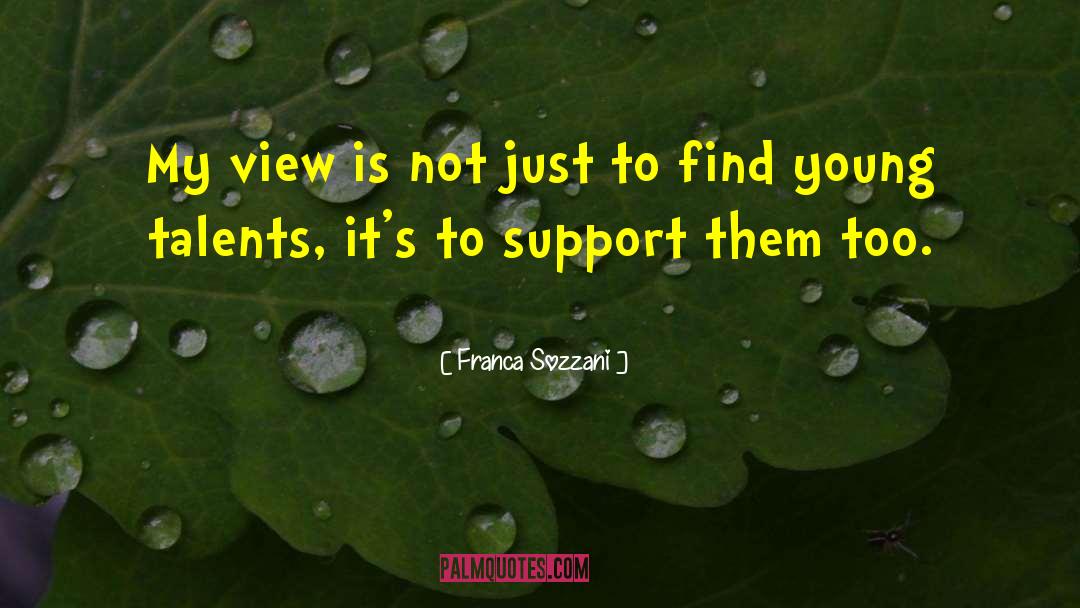 Franca Sozzani Quotes: My view is not just