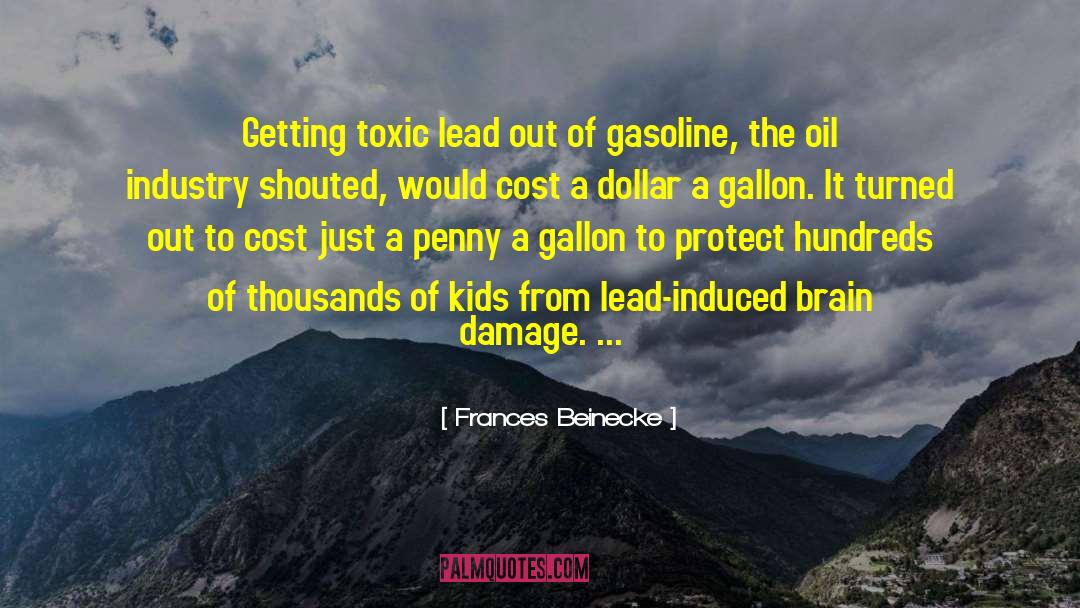 Frances Beinecke Quotes: Getting toxic lead out of
