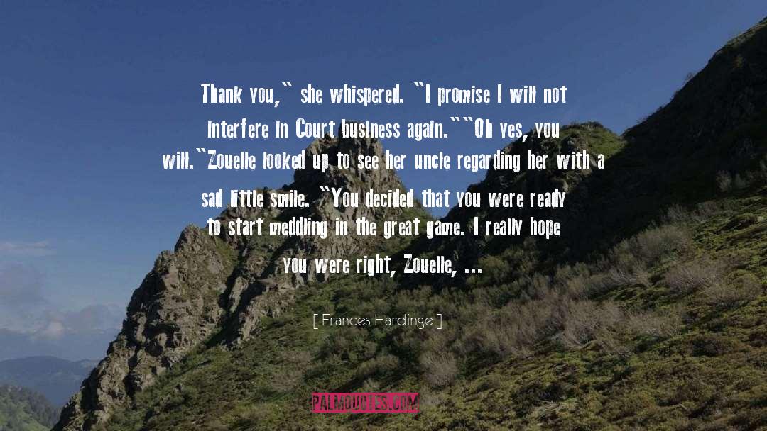 Frances Hardinge Quotes: Thank you,