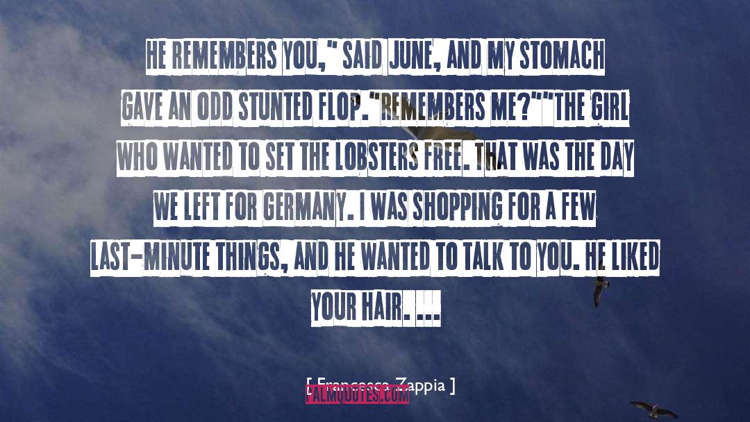 Francesca Zappia Quotes: He remembers you,