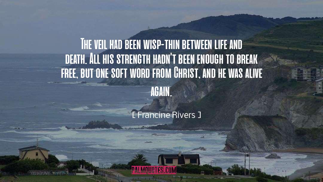 Francine Rivers Quotes: The veil had been wisp-thin