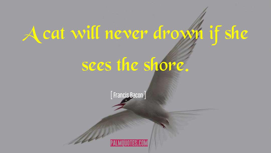 Francis Bacon Quotes: A cat will never drown