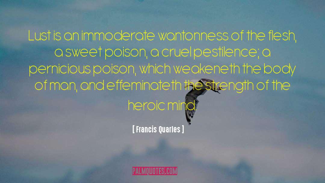 Francis Quarles Quotes: Lust is an immoderate wantonness