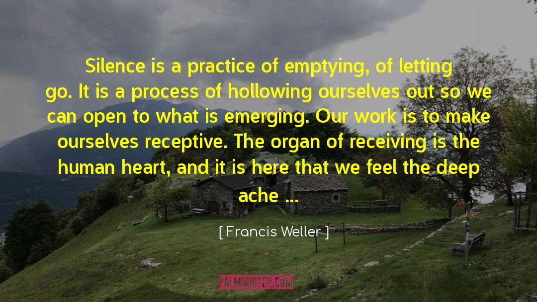 Francis Weller Quotes: Silence is a practice of