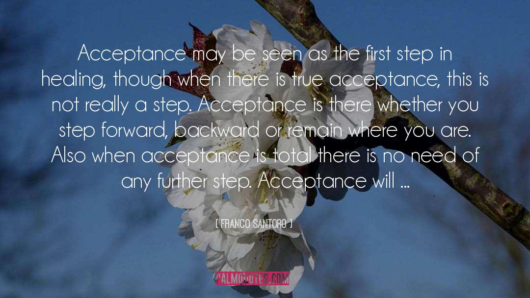 Franco Santoro Quotes: Acceptance may be seen as
