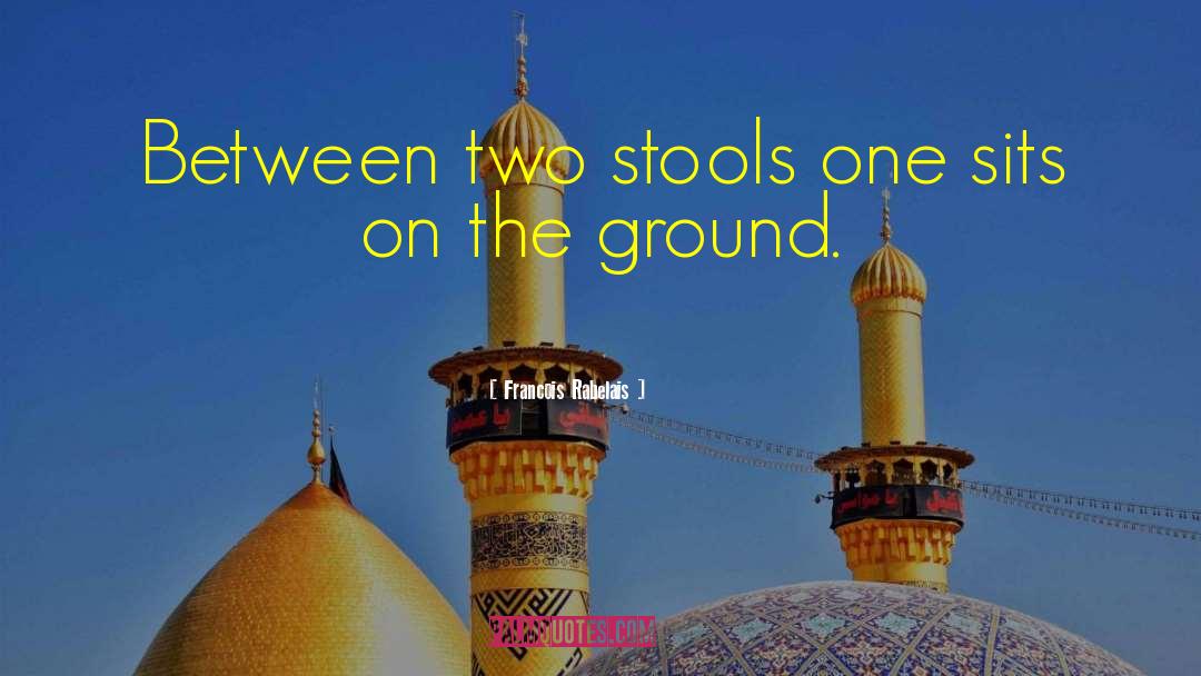 Francois Rabelais Quotes: Between two stools one sits