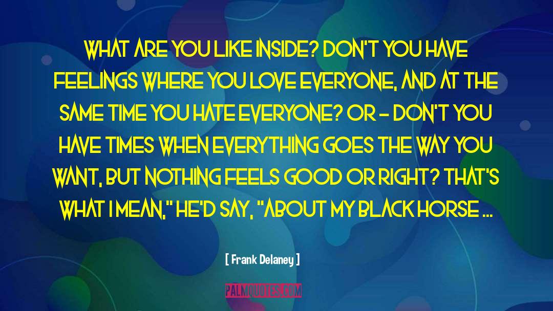 Frank Delaney Quotes: What are you like inside?