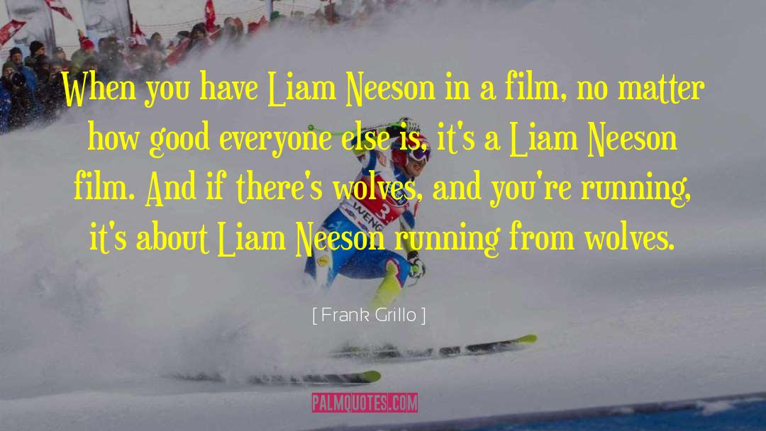 Frank Grillo Quotes: When you have Liam Neeson