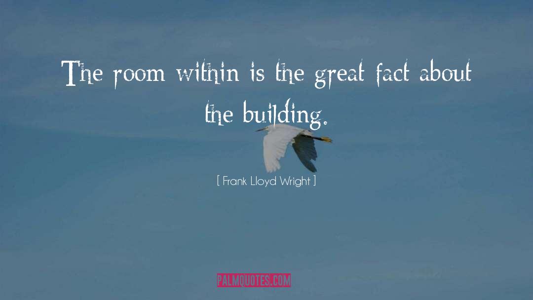Frank Lloyd Wright Quotes: The room within is the