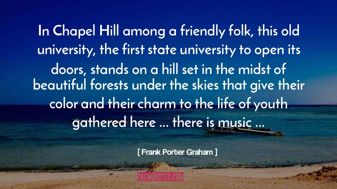 Frank Porter Graham Quotes: In Chapel Hill among a