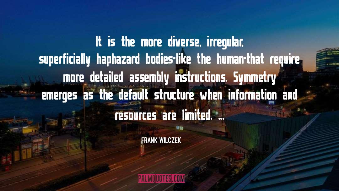 Frank Wilczek Quotes: It is the more diverse,