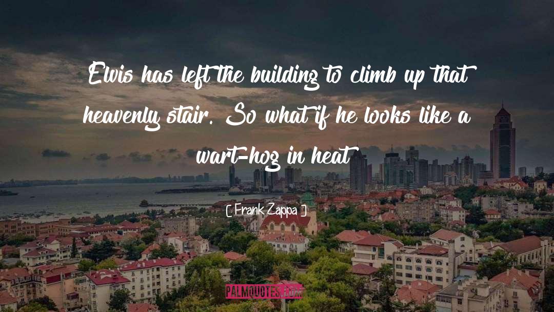 Frank Zappa Quotes: Elvis has left the building