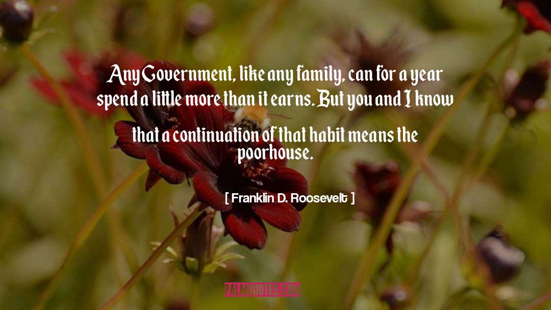 Franklin D. Roosevelt Quotes: Any Government, like any family,