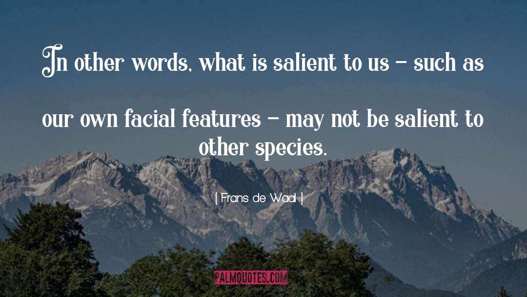 Frans De Waal Quotes: In other words, what is