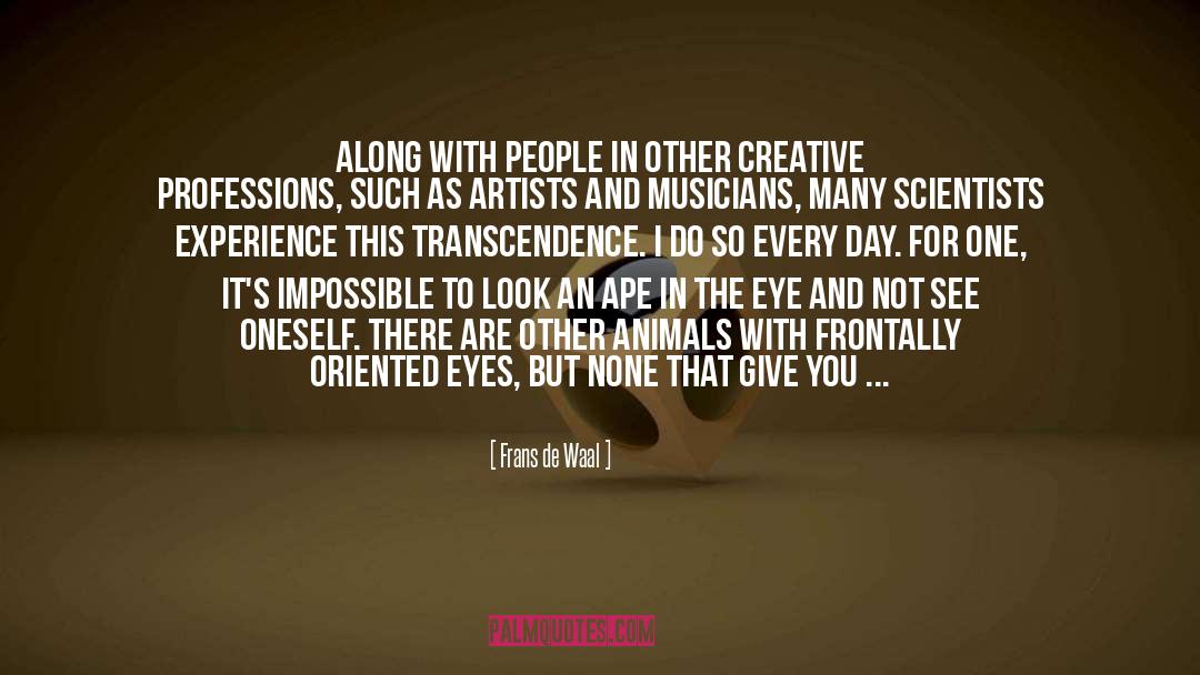 Frans De Waal Quotes: Along with people in other