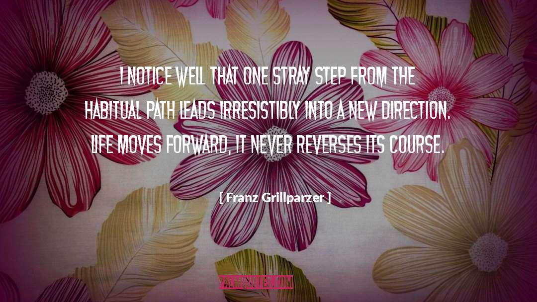 Franz Grillparzer Quotes: I notice well that one