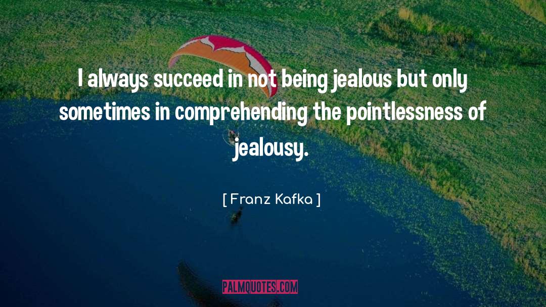 Franz Kafka Quotes: I always succeed in not