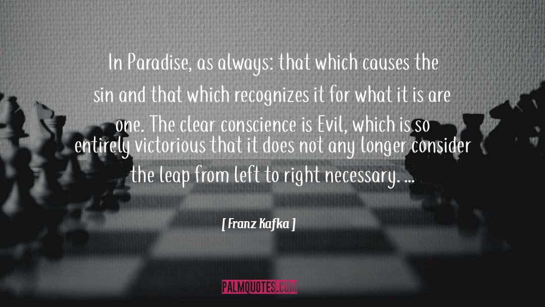Franz Kafka Quotes: In Paradise, as always: that