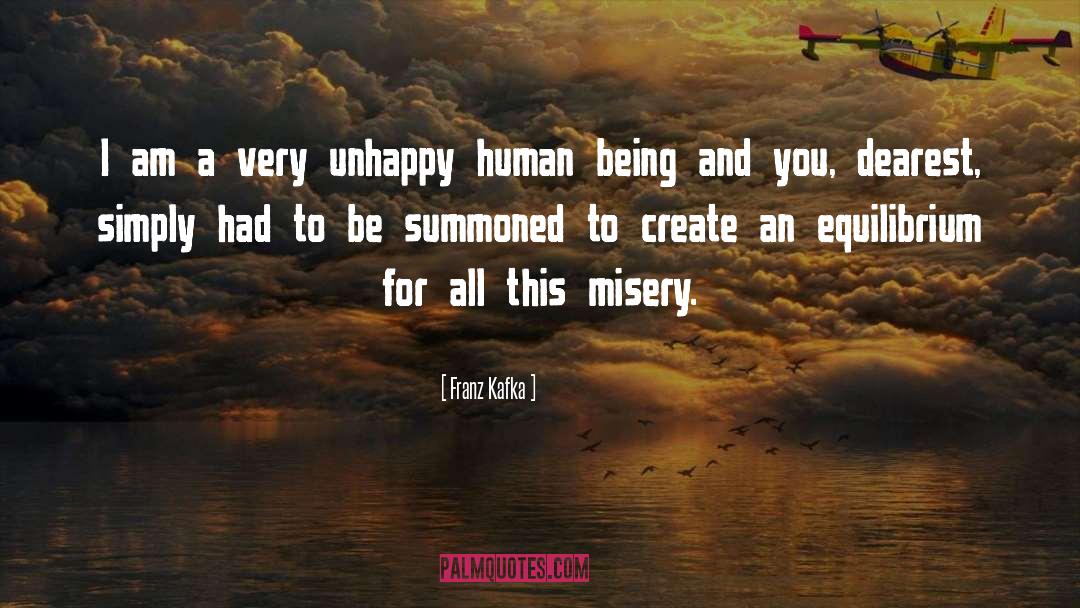 Franz Kafka Quotes: I am a very unhappy